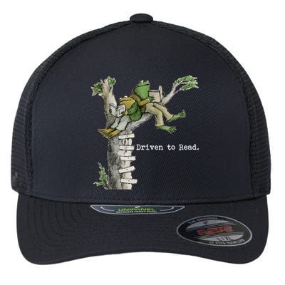 Driven To Read Frog And Toad Library Reading Flexfit Unipanel Trucker Cap