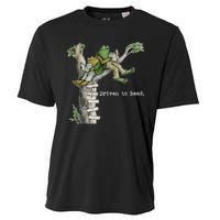 Driven To Read Frog And Toad Library Reading Cooling Performance Crew T-Shirt