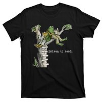 Driven To Read Frog And Toad Library Reading T-Shirt