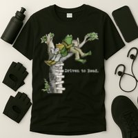 Driven To Read Frog And Toad Library Reading T-Shirt