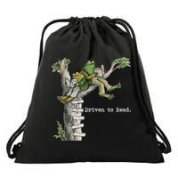 Driven To Read Frog And Toad Library Reading Drawstring Bag