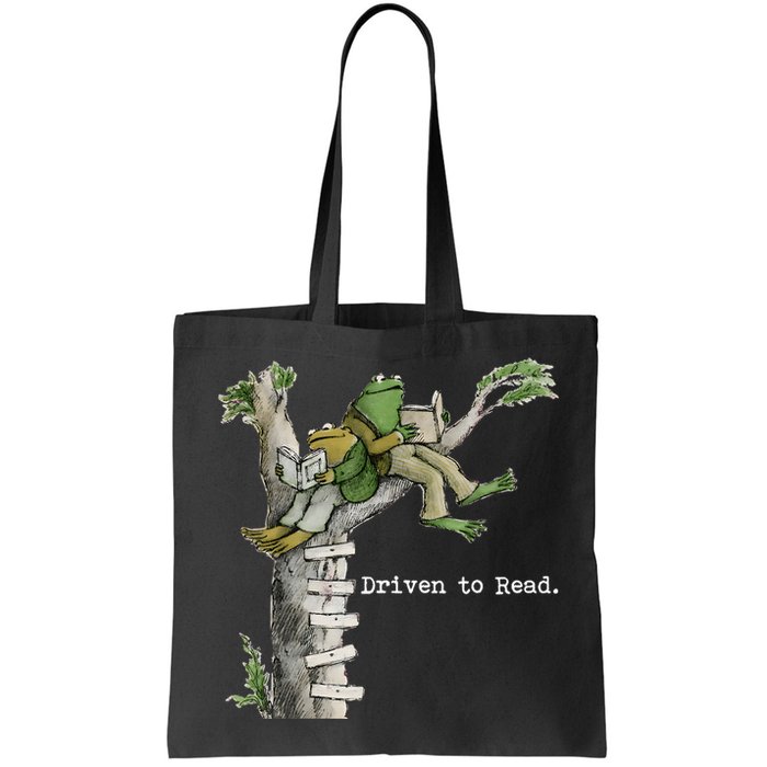 Driven To Read Frog And Toad Library Reading Tote Bag