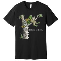 Driven To Read Frog And Toad Library Reading Premium T-Shirt