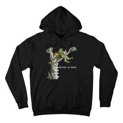 Driven To Read Frog And Toad Library Reading Tall Hoodie