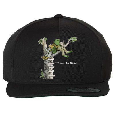 Driven To Read Frog And Toad Library Reading Wool Snapback Cap