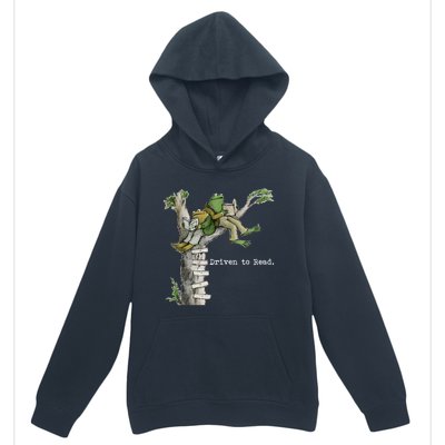 Driven To Read Frog And Toad Library Reading Urban Pullover Hoodie