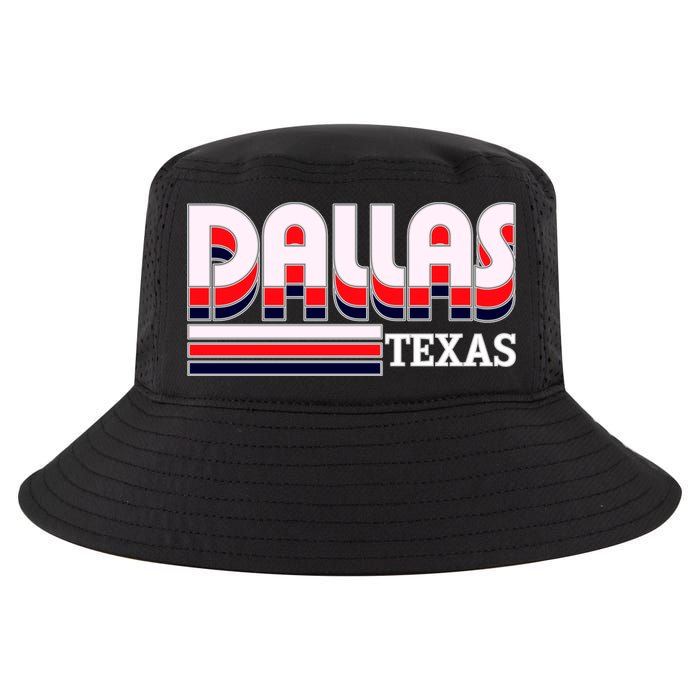 Dallas Triple Retro Logo Cool Comfort Performance Bucket Hat