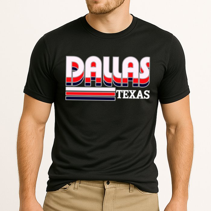 Dallas Triple Retro Logo Cooling Performance Crew T-Shirt