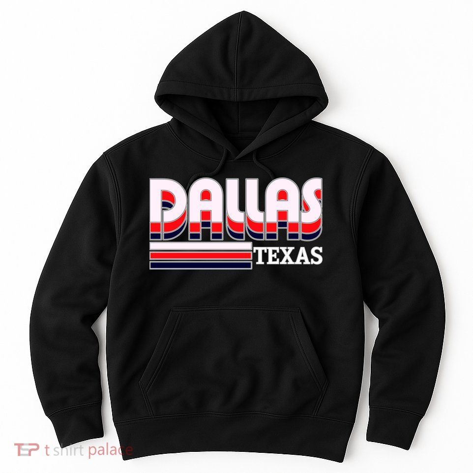 Dallas Triple Retro Logo Hoodie