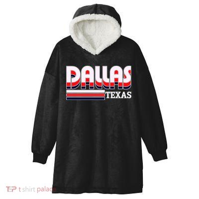 Dallas Triple Retro Logo Hooded Wearable Blanket