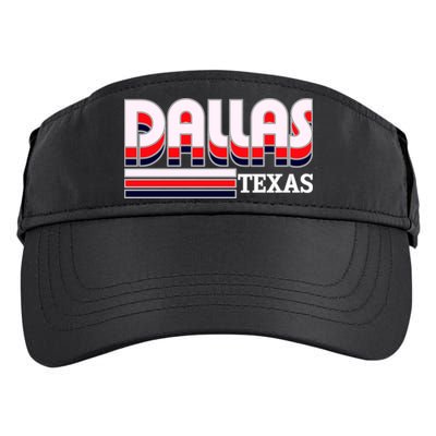 Dallas Triple Retro Logo Adult Drive Performance Visor