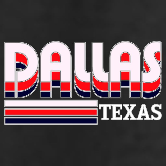 Dallas Triple Retro Logo Adult Drive Performance Visor