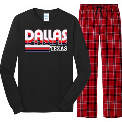 Dallas Triple Retro Logo Long Sleeve Pajama Set