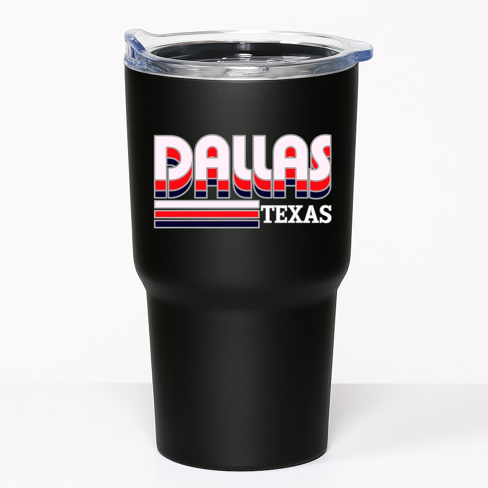 Dallas Triple Retro Logo Tumbler