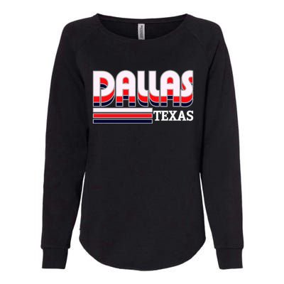 Dallas Triple Retro Logo Womens California Wash Sweatshirt