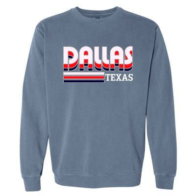 Dallas Triple Retro Logo Garment-Dyed Sweatshirt