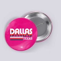Dallas Triple Retro Logo Button