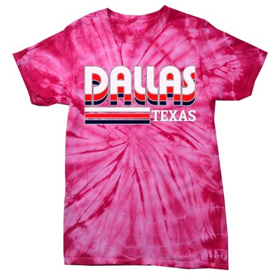 Dallas Triple Retro Logo Tie-Dye T-Shirt