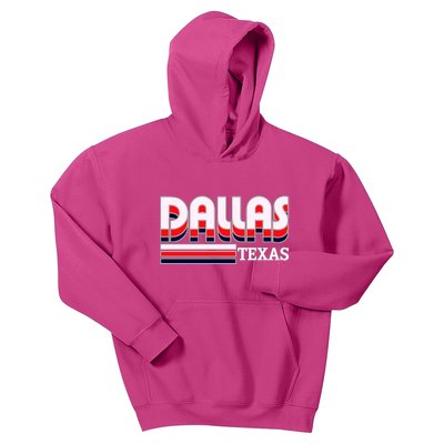 Dallas Triple Retro Logo Kids Hoodie