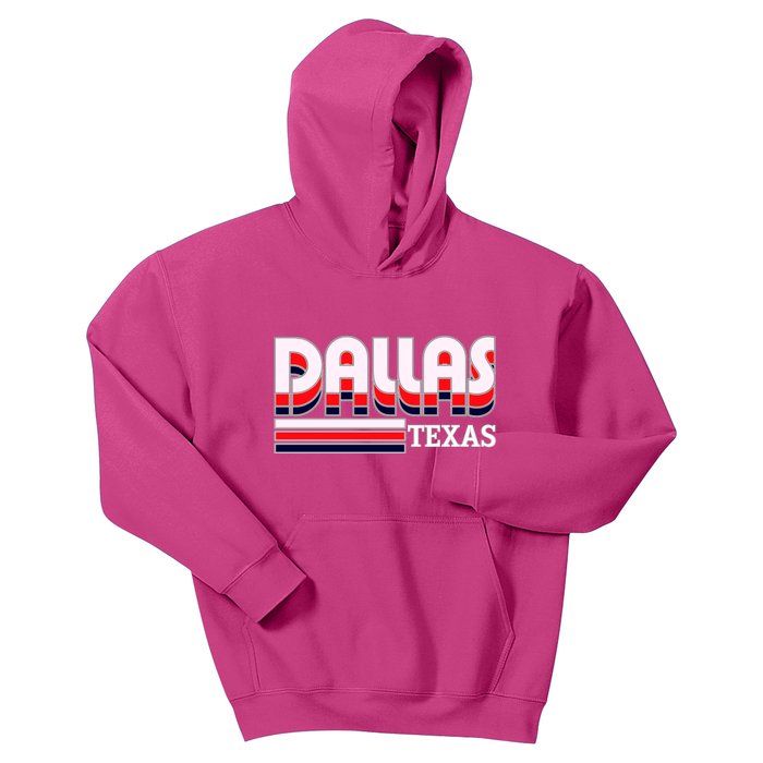 Dallas Triple Retro Logo Kids Hoodie