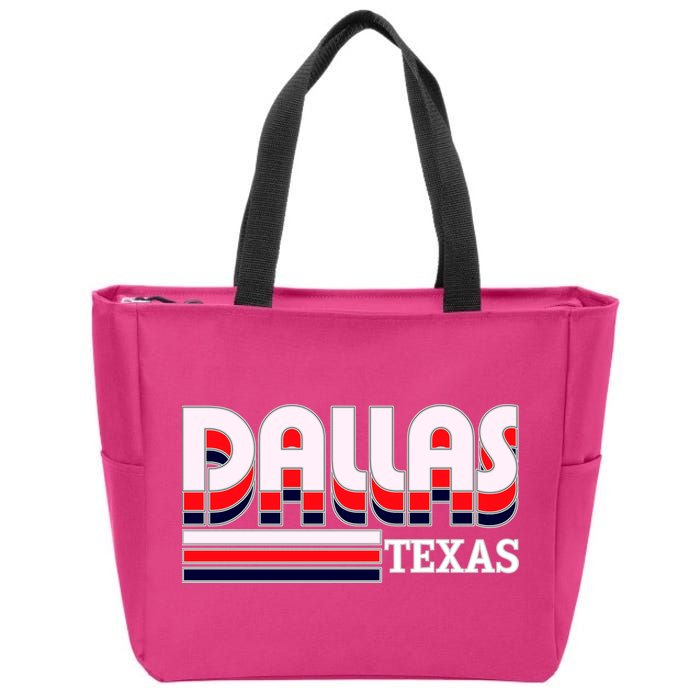Dallas Triple Retro Logo Zip Tote Bag