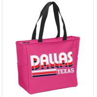 Dallas Triple Retro Logo Zip Tote Bag
