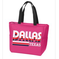 Dallas Triple Retro Logo Zip Tote Bag