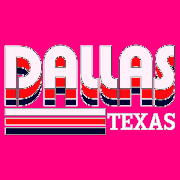 Dallas Triple Retro Logo Zip Tote Bag