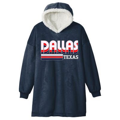 Dallas Triple Retro Logo Hooded Wearable Blanket