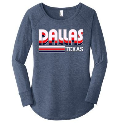 Dallas Triple Retro Logo Women's Perfect Tri Tunic Long Sleeve Shirt