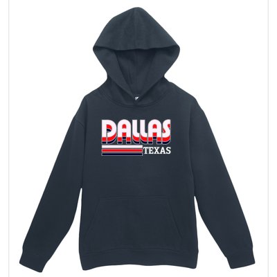 Dallas Triple Retro Logo Urban Pullover Hoodie