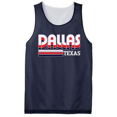 Dallas Triple Retro Logo Mesh Reversible Basketball Jersey Tank