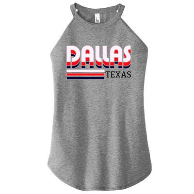 Dallas Triple Retro Logo Women’s Perfect Tri Rocker Tank