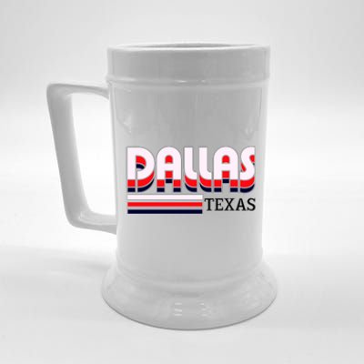 Dallas Triple Retro Logo Beer Stein