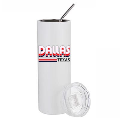 Dallas Triple Retro Logo Stainless Steel Tumbler