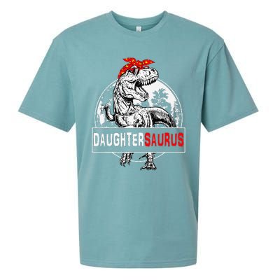 Daughtersaurus T Rex Dinosaur DaughterSaurus Family Matching Sueded Cloud Jersey T-Shirt