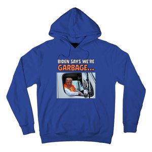 Donald Trump Rides In Garbage Truck Hoodie