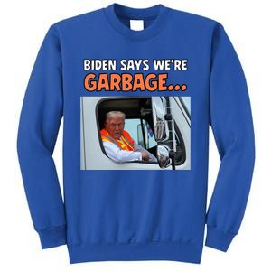 Donald Trump Rides In Garbage Truck Sweatshirt