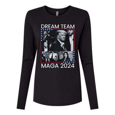 Dream Team Republican Trump Vance 2024 Womens Cotton Relaxed Long Sleeve T-Shirt