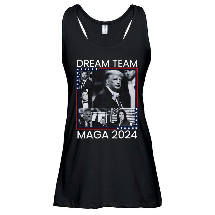 Dream Team Republican Trump Vance 2024 Ladies Essential Flowy Tank