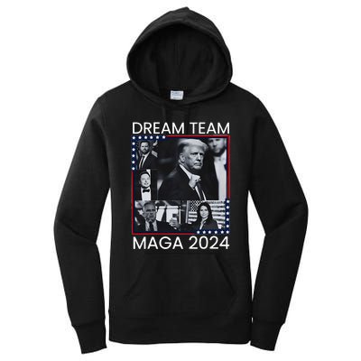 Dream Team Republican Trump Vance 2024 Women's Pullover Hoodie