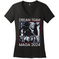 Dream Team Republican Trump Vance 2024 Women's V-Neck T-Shirt