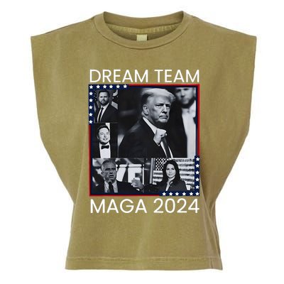 Dream Team Republican Trump Vance 2024 Garment-Dyed Women's Muscle Tee