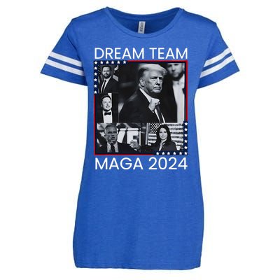 Dream Team Republican Trump Vance 2024 Enza Ladies Jersey Football T-Shirt