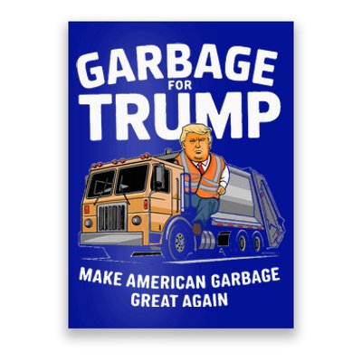 Donald Trump Rides In Garbage Truck 2024 Poster