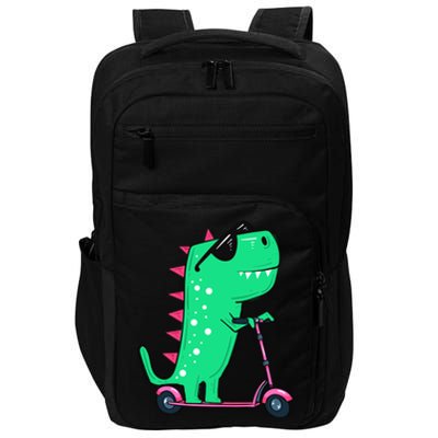 Dinosaur Trex Riding Scooter Impact Tech Backpack