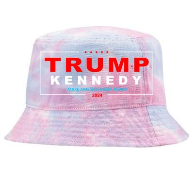 Donald Trump Robert F Kennedy Jr Pres/VP 2024 Tie-Dyed Bucket Hat