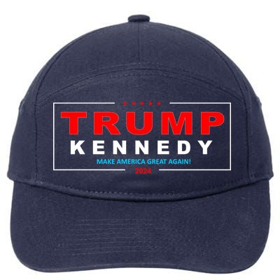 Donald Trump Robert F Kennedy Jr Pres/VP 2024 7-Panel Snapback Hat