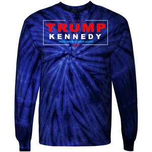 Donald Trump Robert F Kennedy Jr Pres/VP 2024 Tie-Dye Long Sleeve Shirt