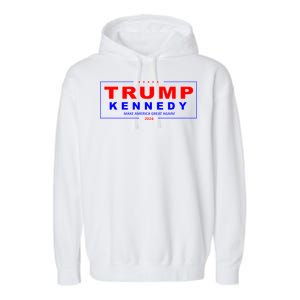 Donald Trump Robert F Kennedy Jr Pres/VP 2024 Garment-Dyed Fleece Hoodie